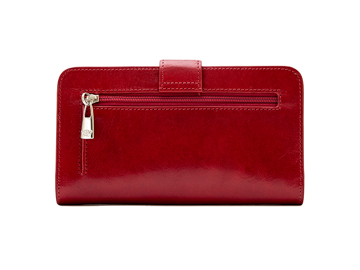 Checkbook Clutch | Women's Old Leather Wallet | Bosca