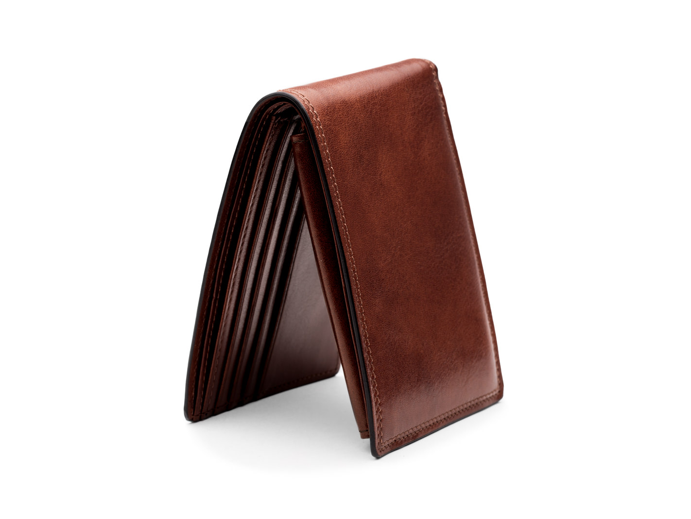 Credit Wallet w/I.D. Passcase | Men's Leather Bifold Wallet | Bosca