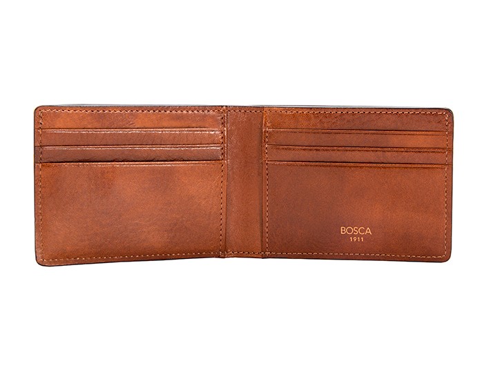 Small Bifold Wallet | Leather Men's Bifold Wallet | Bosca
