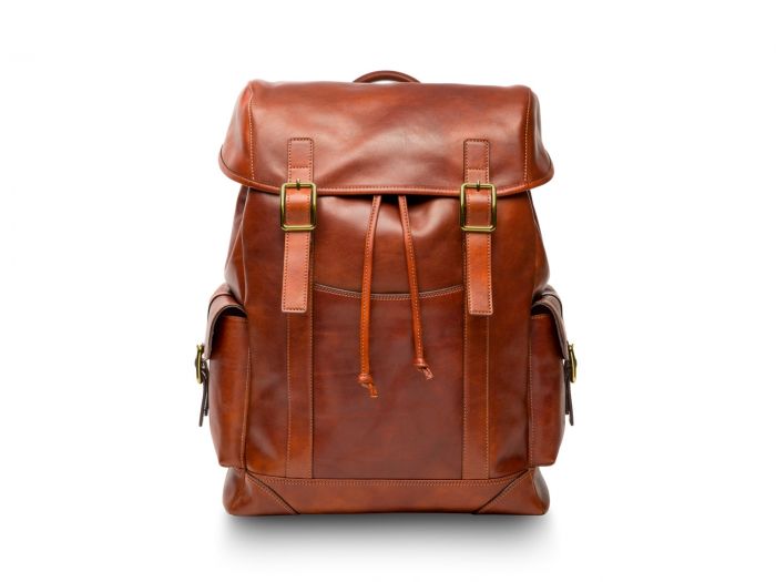 all leather backpack