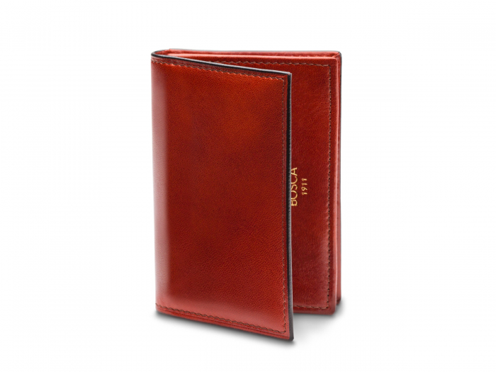 Laptop Vriend theorie Full Gusset, 2 Pkt Card Case W/ I.D. | Men's Old Leather Wallet | Bosca