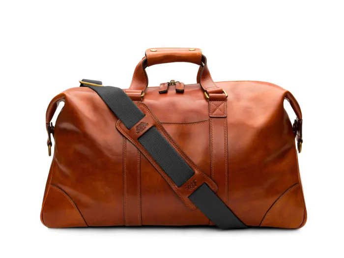 Bosca Men's Dolce Collection - Duffel (Amber)