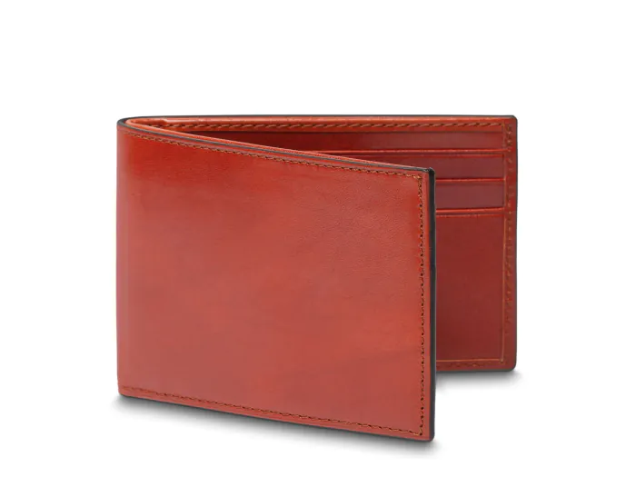 For Euro Italian Leather Hand Stitched Leather Bifold 