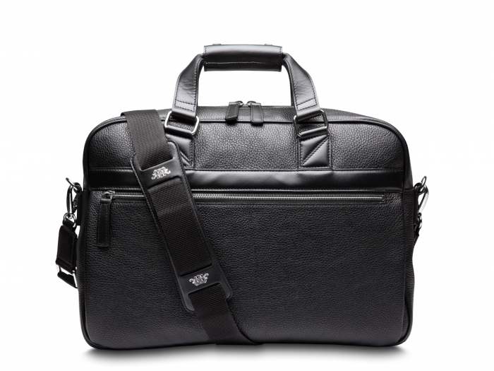 Boldrini Italian Designer Leather Laptop Briefcase
