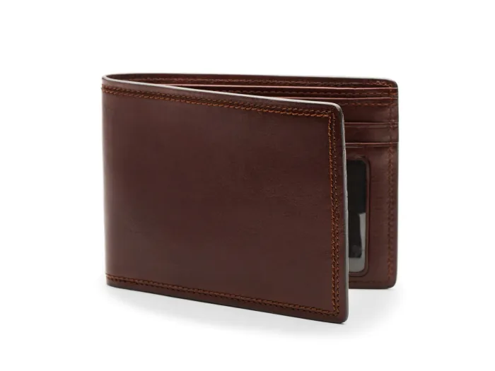 Bosca Men's Dolce Collection Double ID Trifold Wallet